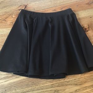ASOS Black Mini Skater Skirt